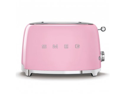 Toaster TSF01PKEU, 2 rezini, pastelno roza, Smeg