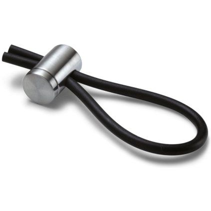 Obesek za ključe LOOP 10 cm, črna, Philippi