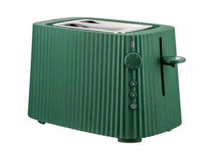 Toaster PLISSÉ, 2 rezini, zelena, Alessi