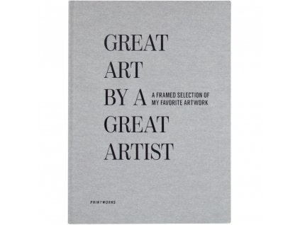 Knjiga okvirjev GREAT ART, siva, Printworks