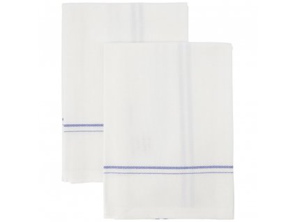 Čajne brisače v kompletu AMOW Nicolas Vahé 4 kosi bela/modra