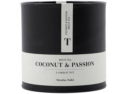 Beli čaj COCONUT & PASSIONFRUIT, 100 g čaja v lističih, Nicolas Vahé