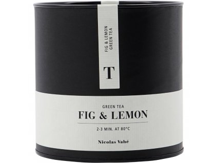 Zeleni čaj FIG & LEMON, 100 g čaja v lističih, Nicolas Vahé