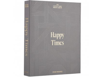 Foto album HAPPY TIMES, siva, Printworks