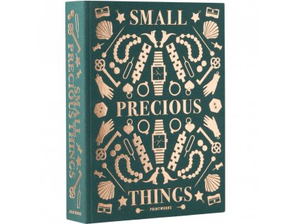 Škatla za nakit PRECIOUS THINGS, zelena, Printworks