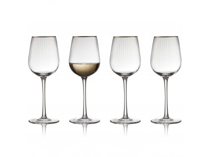Kozarec za belo vino PALERMO, set 4 kosov, 300 ml, Lyngby Glas