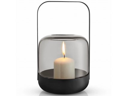 Laterna za sveče ACORN, 20 cm, siva, kovina, Eva Solo