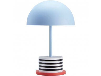 Prenosna namizna svetilka RIVIERA, 28 cm, modra, Printworks