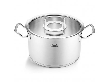 Lonec ORIGINAL PROFI, 24 cm, srebrn, iz nerjavečega jekla, Fissler