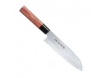 Santoku nož KANETSUNE TSUCHIME, 16 cm, rjava, Dellinger