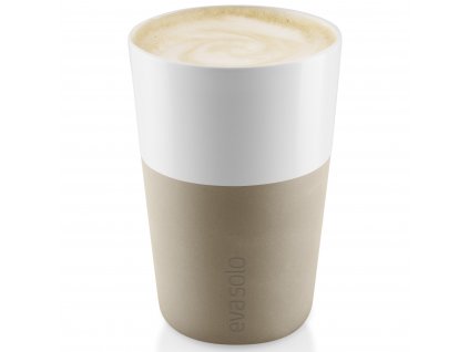 Vrč za caffe latte, set 2, 360 ml, biserno bež, Eva Solo