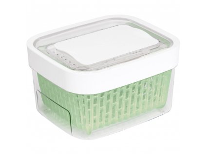 Posoda za shranjevanje hrane GREENSAVER GOOD GRIPS, 1,5 l, bela, plastika, OXO