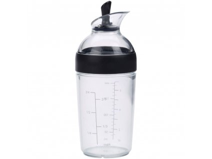 Dressing shaker GOOD GRIPS, 236 ml, črna, plastična, OXO