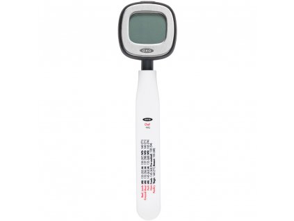 Termometer za žar GOOD GRIPS, 25 cm, črna, plastika, OXO