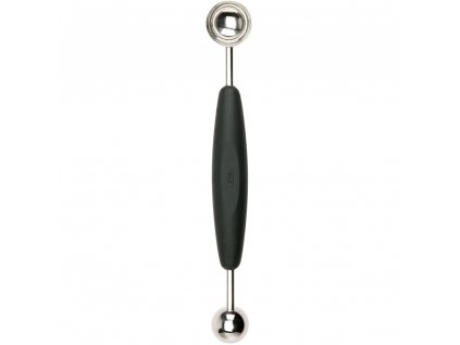 Žlička za melono GOOD GRIPS, 23 cm, črna, iz nerjavečega jekla, OXO