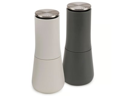Set mlinčkov za sol in poper MILLTOP 95036, set 2 kosov, siva, plastika, Joseph Joseph