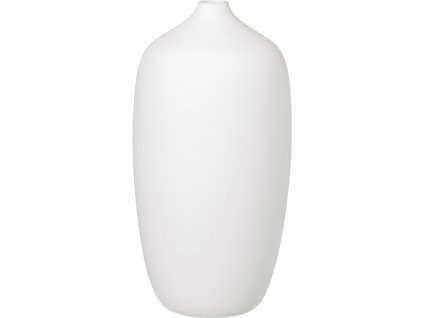 Vaza CEOLA, bela, 25 cm, Blomus 