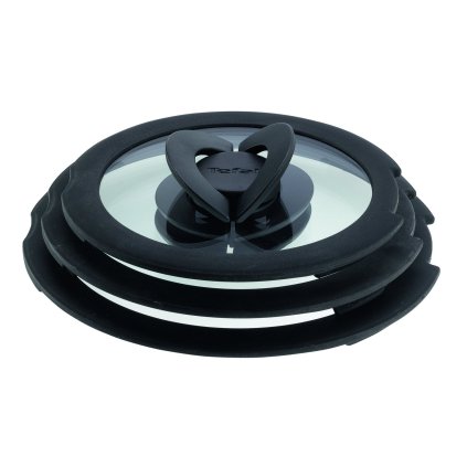 Pokrov za lonec INGENIO L9846453, set 3 kosov, 16 + 18 + 20 cm, steklo, Tefal