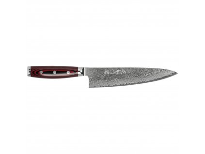 Kuharski nož SUPER GOU, 20 cm, rdeča, Yaxell
