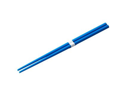 Jedilne palčke 22,5 cm, royal modra / bela, bambus, MIJ