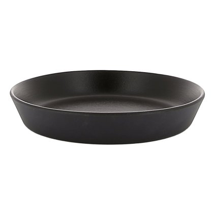 Skodelica za kosmiče EQUINOXE, 14 cm, mat črna, porcelan, Revol