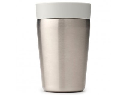 Termo lonček MAKE & TAKE, 200 ml, svetlo siva, jeklo, Brabantia