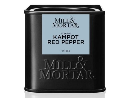 Bio rdeča paprika KAMPOT, 50 g, cela, Mill & Mortar
