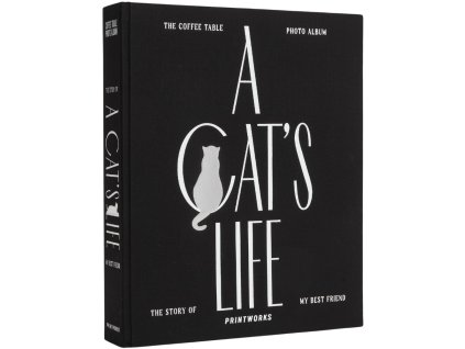 Foto album A CAT´S LIFE, črna, Printworks
