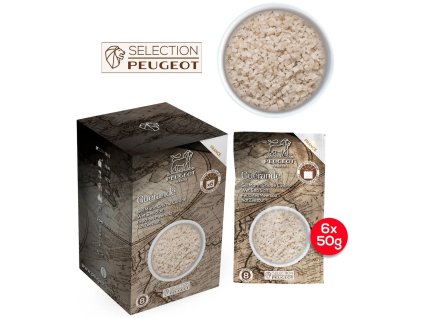 Mokra morska sol GUÉRANDE, 6 x 50 g, Francija, Peugeot