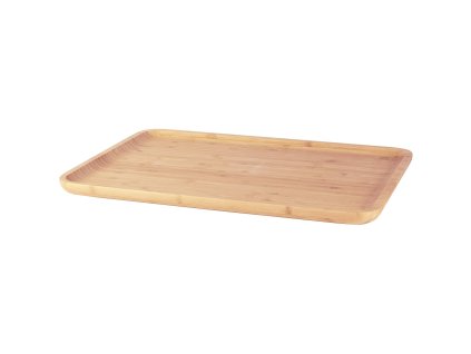 Servirni pladenj NBA161, 42 x 30 cm, rjava, bambus, Pebbly