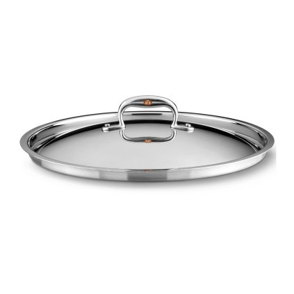 Pokrov za lonec CON CUORE, 16 cm, srebrna, baker, Ruffoni