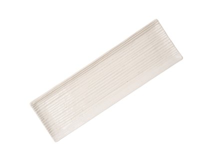 Servirni krožnik CONTOUR 33 x 10,5 cm, bela, keramika, MIJ