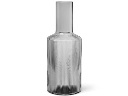 Karafa za vodo RIPPLE 1 l, siva, steklo, ferm LIVING