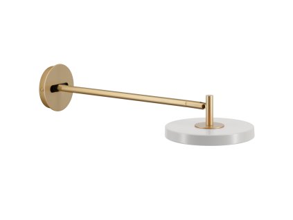 stenska svetilka ASTERIA 15 cm, siva, aluminij, Umage