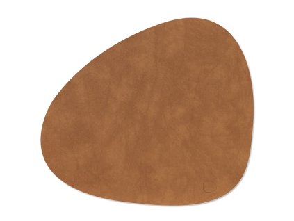 Pogrinjek CURVE NUPO 37 x 44 cm, naravna, usnje, LIND DNA