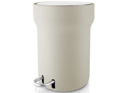215702 koupelnovy odpadkovy kos citadel 5 l piskova plast nerezova ocel eva solo