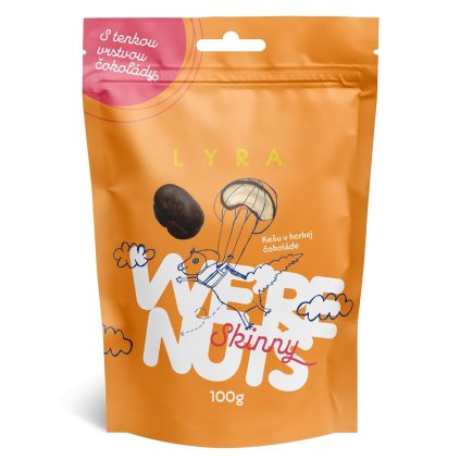 Indijski oreščki v temni čokoladi WE´RE NUTS 100 g, LYRA