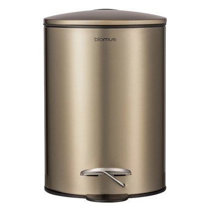 217415 pedalovy odpadkovy kos tubo 3 l mosazna ocel blomus
