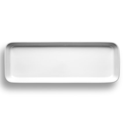 Servirni krožnik LEGIO NOVA 37 x 13 cm, bela, porcelan, Eva Solo