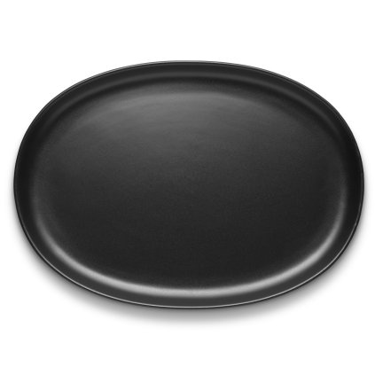 Servirni krožnik NORDIC KITCHEN 32 cm, črna, kamnita posoda, Eva Solo