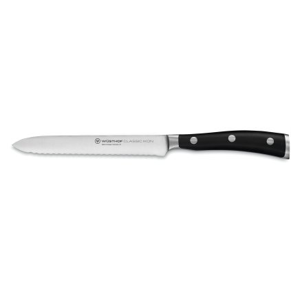 218852 nuz na uzeniny classic ikon 14 cm cerna wusthof
