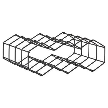 219188 stojan na vino rocks 29 cm modularni cerna ocel zone denmark