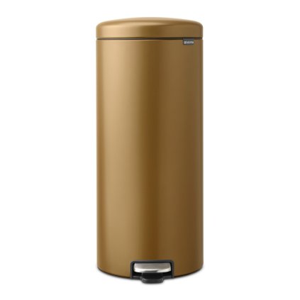 221840 pedalovy odpadkovy kos newicon 30 l teple mosazna ocel brabantia