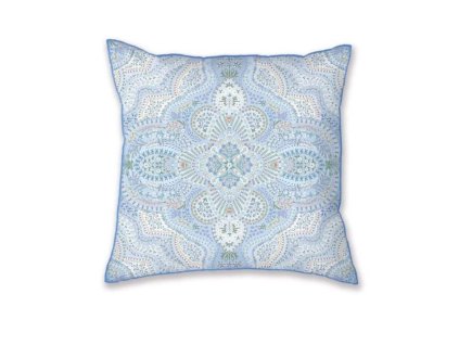 223014 dekoracni polstar moon flower 53 x 53 cm modra bavlna pip studio