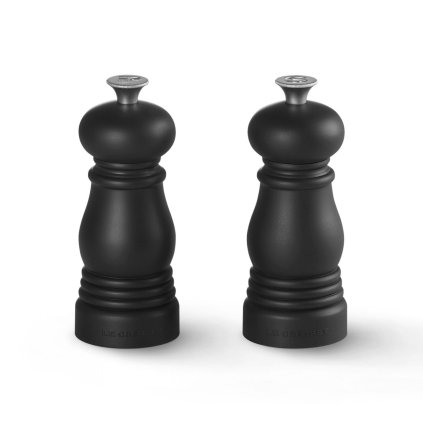 223386 sada mlynku na sul a pepr 11 cm sada 2 ks matte black plast le creuset