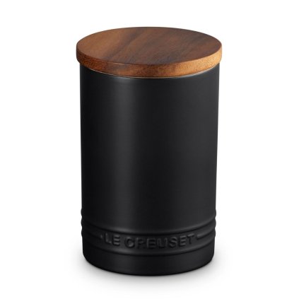 223833 doza na potraviny signature 770 ml satin black kamenina le creuset