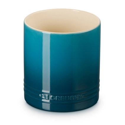 224094 stojan na kuchynske nacini signature 14 cm deep teal kamenina le creuset