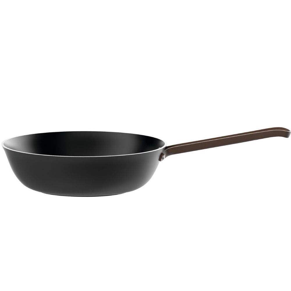 Ponev za praženje EDO, 28 cm, črna, Alessi