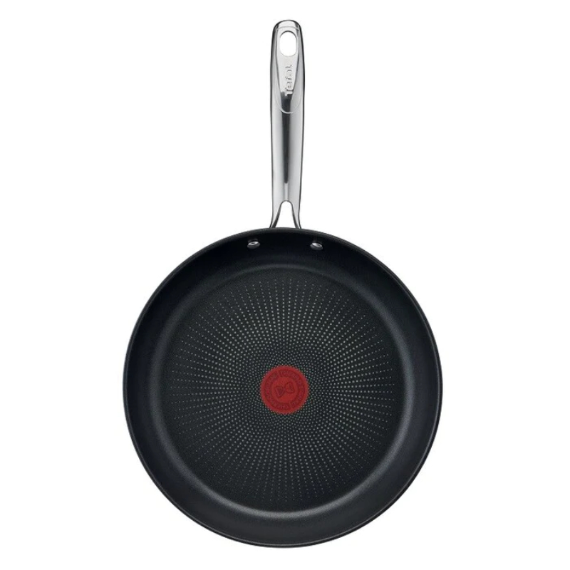 Ponev z nelepljivim premazom DUETTO+ G7320634, 28 cm, nerjaveče jeklo, titan, Tefal