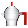 Moka kafetiera espresso PULCINA, 70 ml, rdeč, Alessi